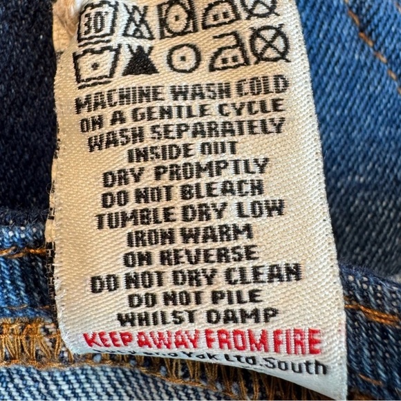 NWT Lucy & Yak Layla Denim Dress Paige Patchwork Size UK26 US22 - Picture 13 of 14